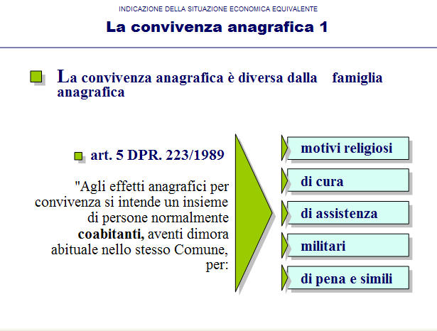 isee nucleo familiare ISEE - La convivenza anagrafica esempio 01