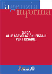 cliccare sull'immagine per scaricare la guida in formato pdf guida alle agevolazioni fiscali per disabili