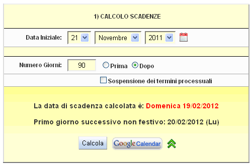 scadenza notifica